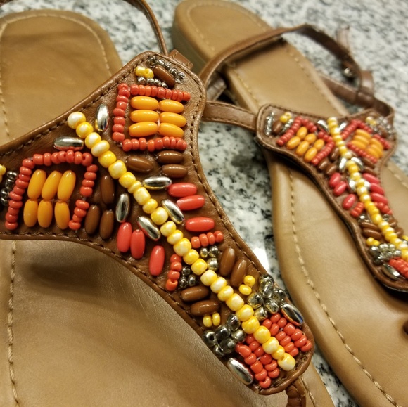 Report Beaded Sandals (Size 9) - Picture 2 of 2
